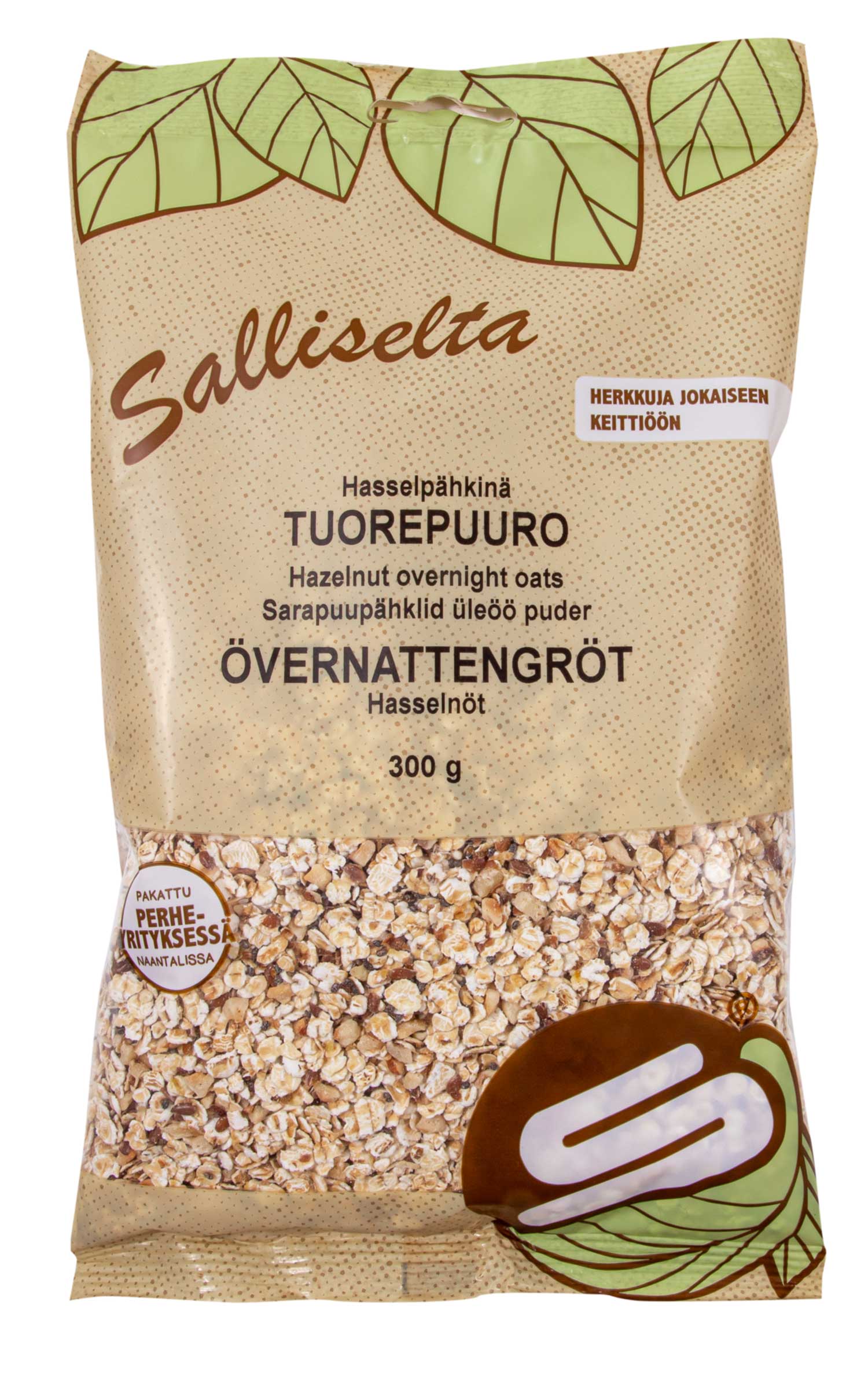 Tuorepuuro hasselpähkinä 300g